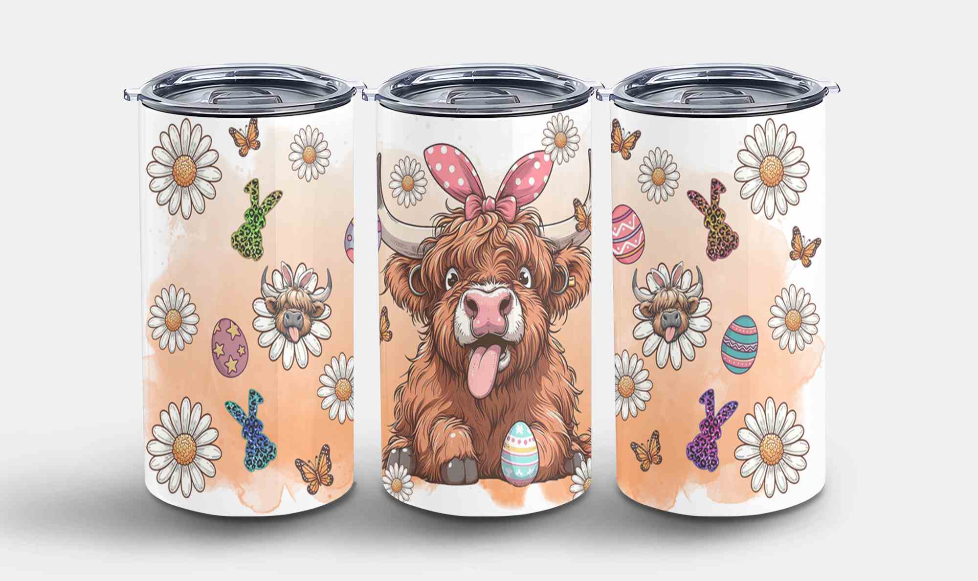 Highland Cow Easter-10390